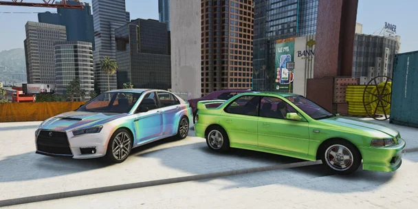 Screenshot of modified Grand Theft Auto V